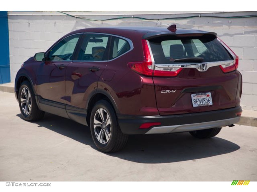 2018 CR-V LX - Basque Red Pearl II / Gray photo #2