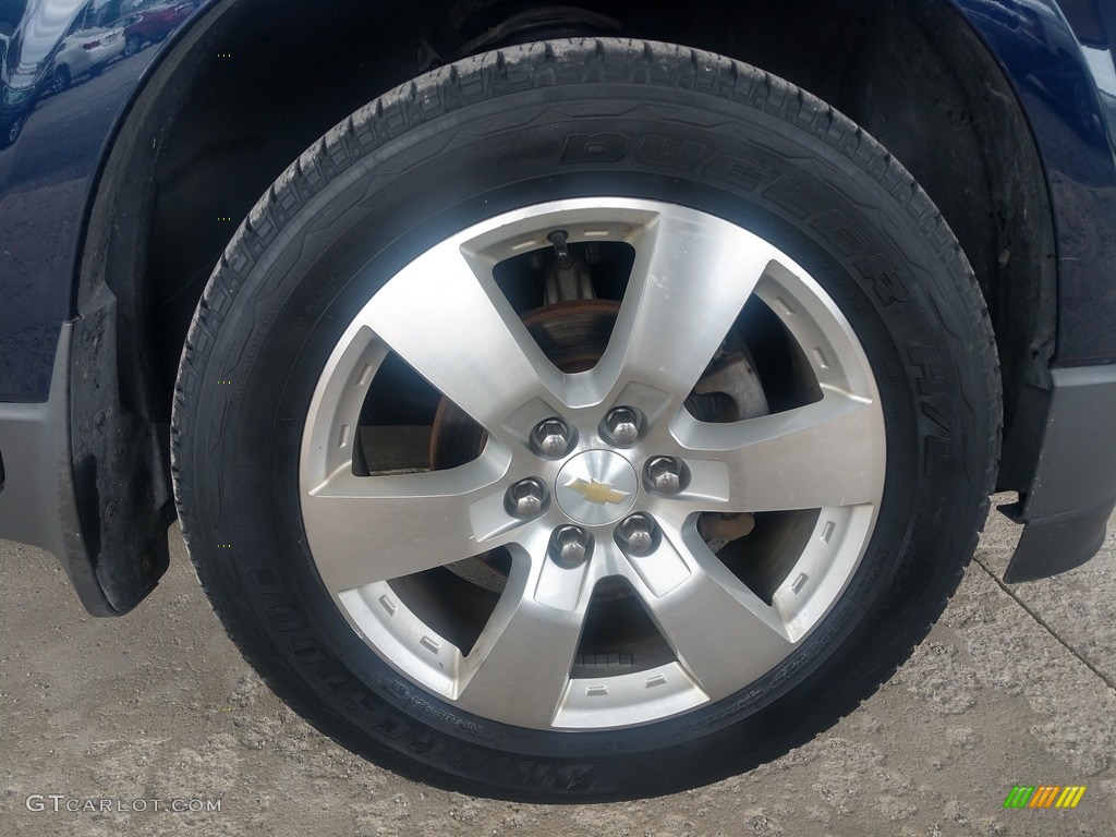 2012 Traverse LT - Dark Blue Metallic / Dark Gray/Light Gray photo #12