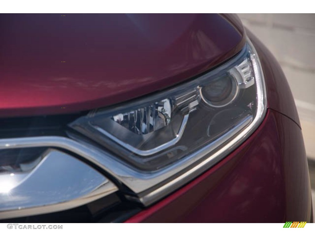 2018 CR-V LX - Basque Red Pearl II / Gray photo #9