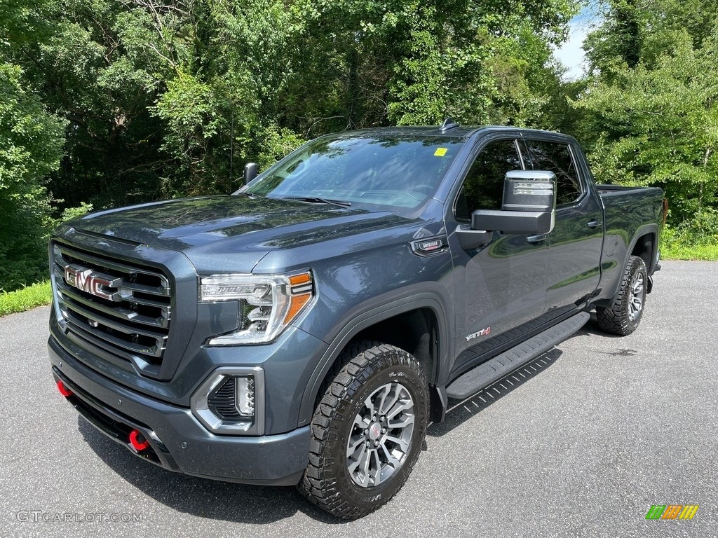Dark Sky Metallic 2021 GMC Sierra 1500 AT4 Crew Cab 4WD Exterior Photo #142302326