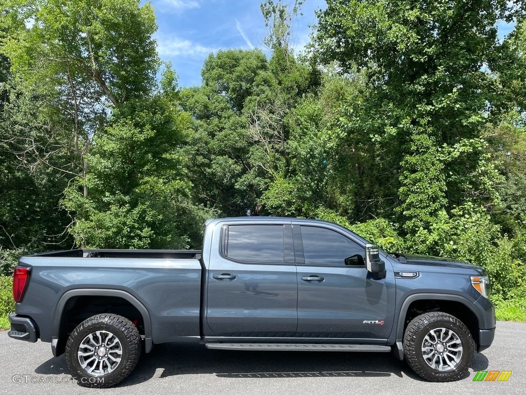 Dark Sky Metallic 2021 GMC Sierra 1500 AT4 Crew Cab 4WD Exterior Photo #142302413
