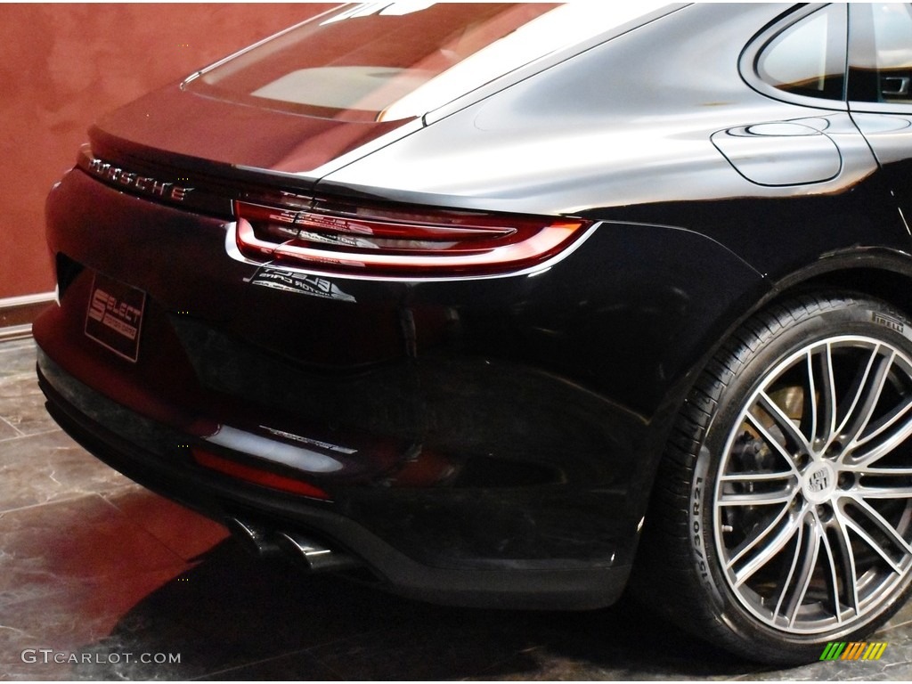 2018 Panamera 4 - Black / Black/Luxor Beige photo #5