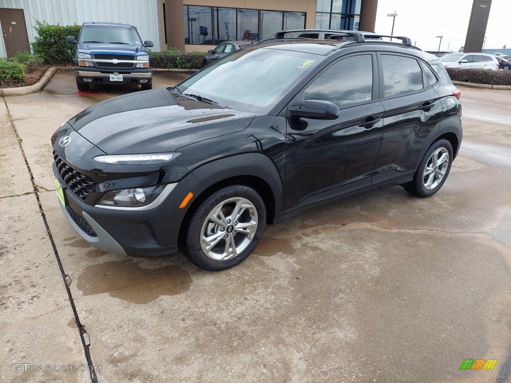 Ultra Black 2022 Hyundai Kona SEL Exterior Photo #142303133