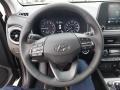 Gray/Black 2022 Hyundai Kona SEL Steering Wheel