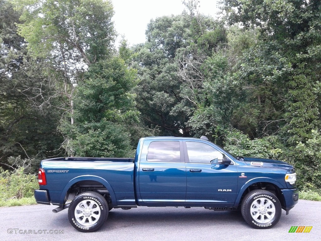 Patriot Blue Pearl 2021 Ram 2500 Laramie Crew Cab 4x4 Exterior Photo #142303598