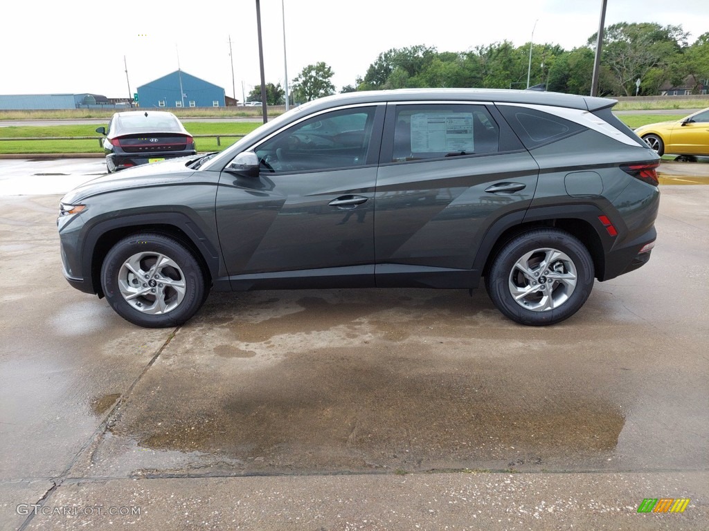 Amazon Gray 2022 Hyundai Tucson SE Exterior Photo #142303787