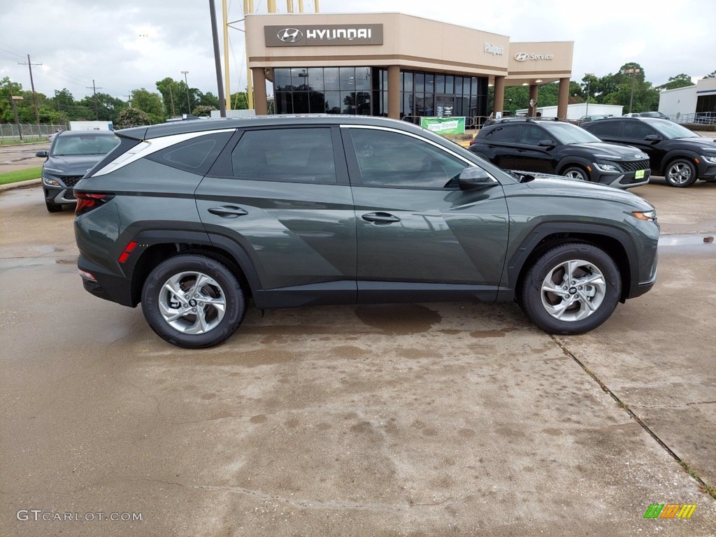 Amazon Gray 2022 Hyundai Tucson SE Exterior Photo #142303883
