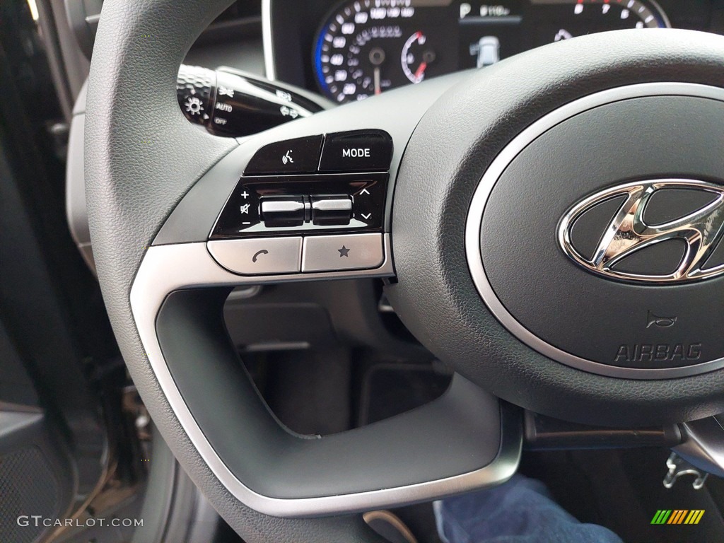2022 Hyundai Tucson SE Black Steering Wheel Photo #142304000