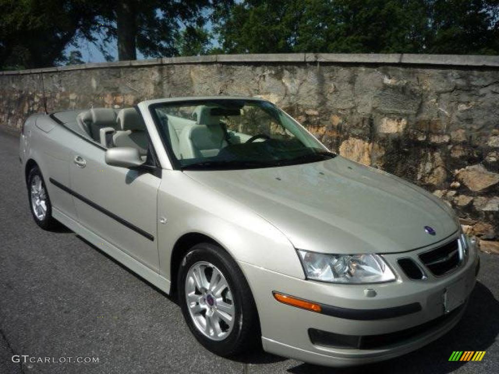 2006 9-3 2.0T Convertible - Parchment Silver Metallic / Parchment photo #1