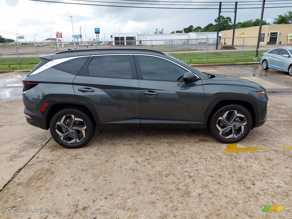 Amazon Gray 2022 Hyundai Tucson SEL Convienience Hybrid AWD Exterior Photo #142304477