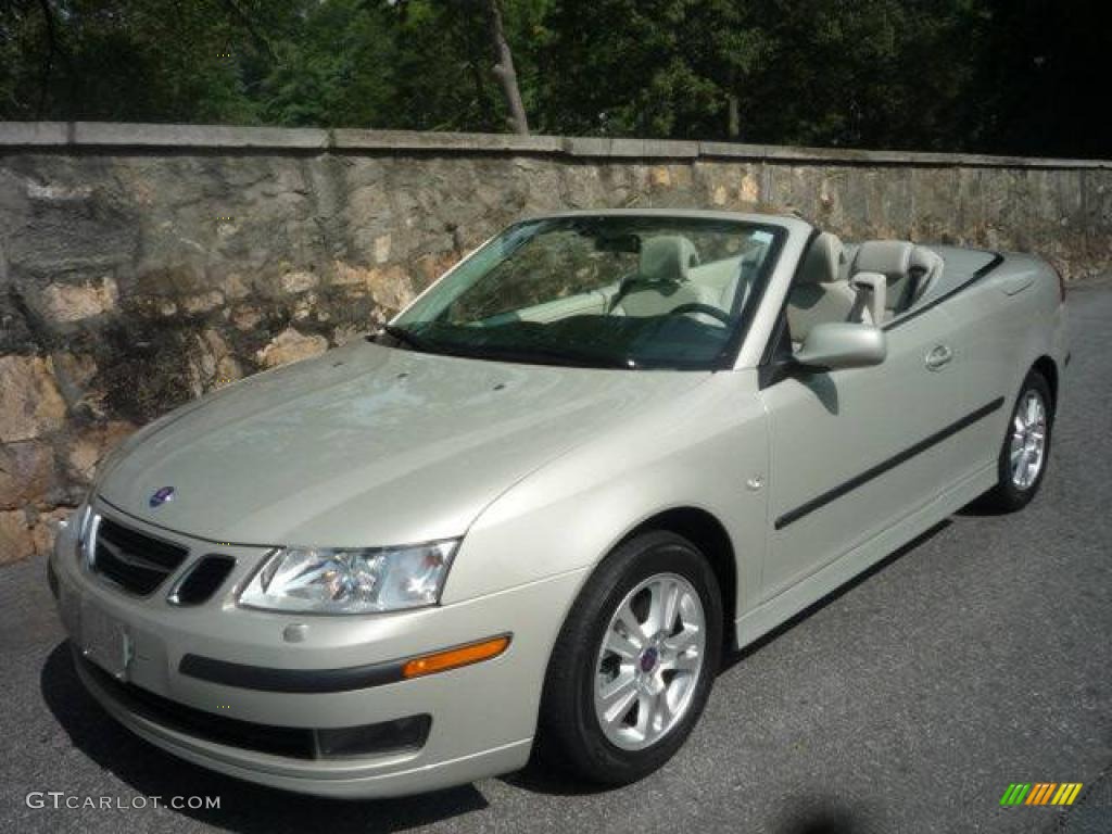 2006 9-3 2.0T Convertible - Parchment Silver Metallic / Parchment photo #2