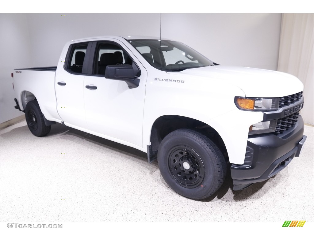2019 Silverado 1500 WT Double Cab 4WD - Summit White / Jet Black photo #1