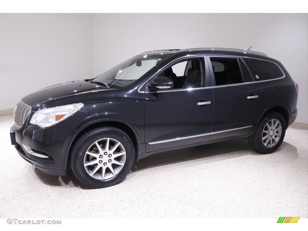 2015 Enclave Leather - Carbon Black Metallic / Ebony/Ebony photo #3