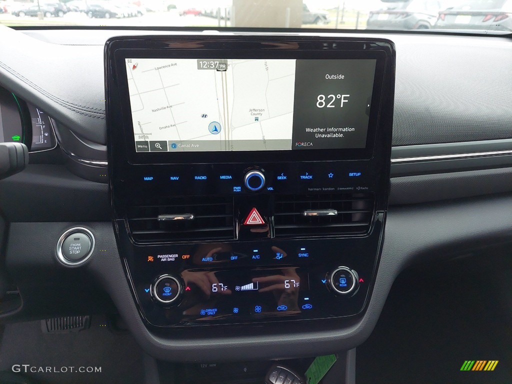 2021 Hyundai Ioniq Hybrid Limited Controls Photo #142306001