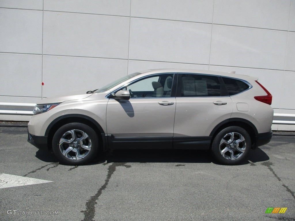 2018 CR-V EX-L AWD - Sandstorm Metallic / Ivory photo #2