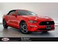 2019 Race Red Ford Mustang EcoBoost Premium Convertible  photo #1