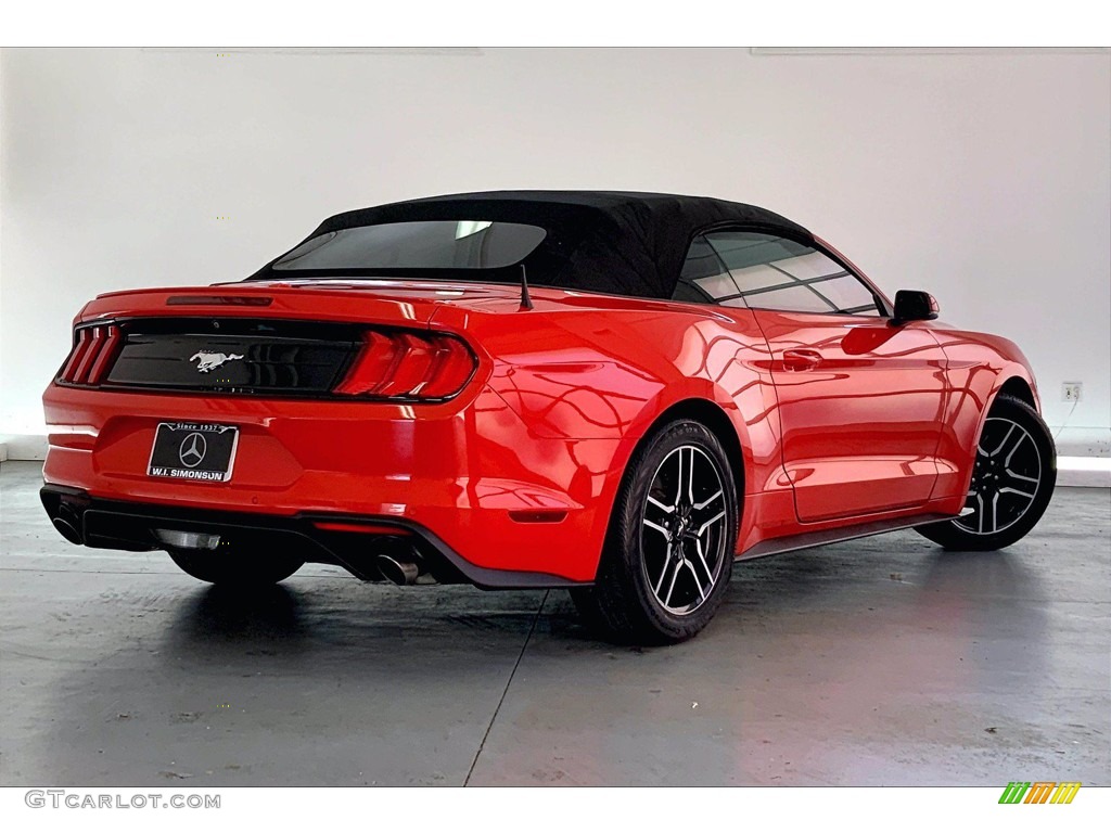 2019 Mustang EcoBoost Premium Convertible - Race Red / Ebony photo #12
