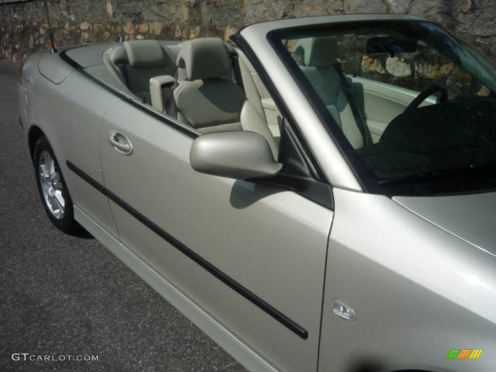 2006 9-3 2.0T Convertible - Parchment Silver Metallic / Parchment photo #15