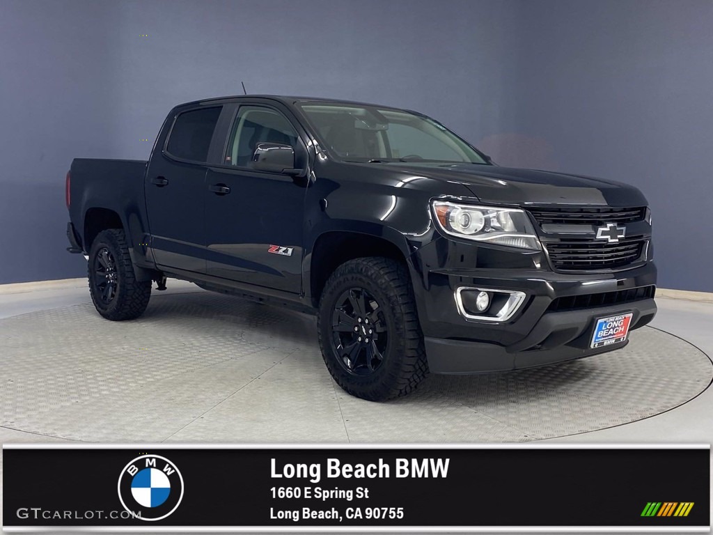 2019 Colorado Z71 Crew Cab 4x4 - Black / Jet Black photo #1