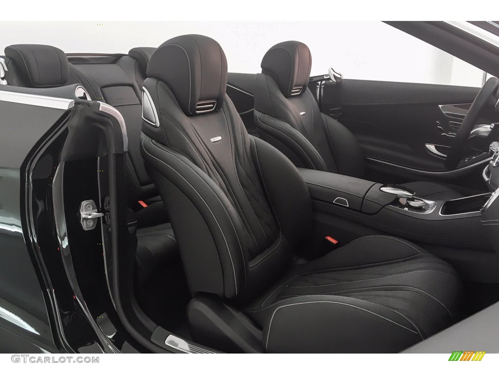 Black Interior 2017 Mercedes-Benz S 63 AMG 4Matic Cabriolet Photo #142308236