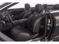 Black 2017 Mercedes-Benz S 63 AMG 4Matic Cabriolet Interior Color