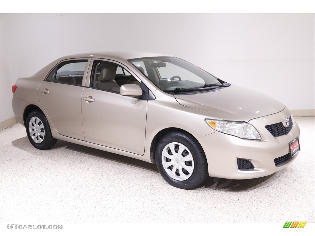 2010 Corolla LE - Desert Sand Metallic / Bisque photo #1