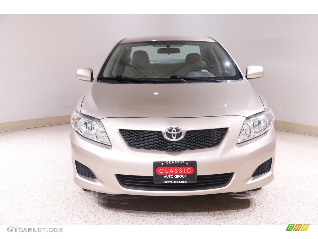 2010 Corolla LE - Desert Sand Metallic / Bisque photo #2