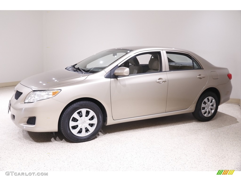 2010 Corolla LE - Desert Sand Metallic / Bisque photo #3