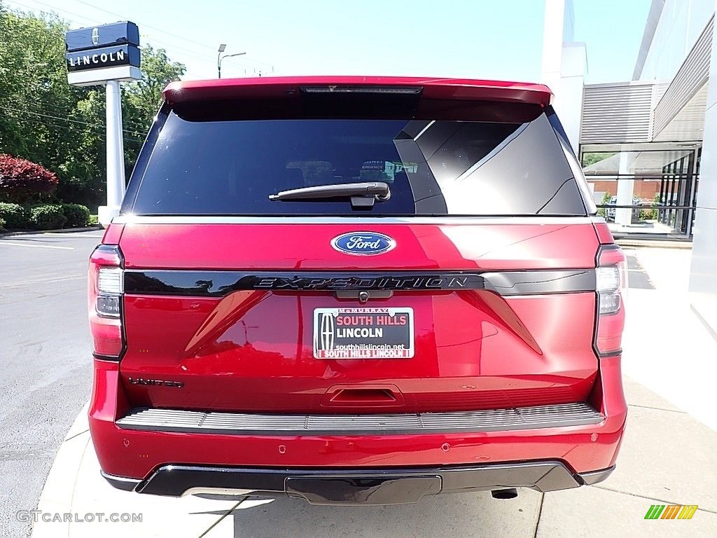 2019 Expedition Limited 4x4 - Ruby Red Metallic / Ebony photo #4