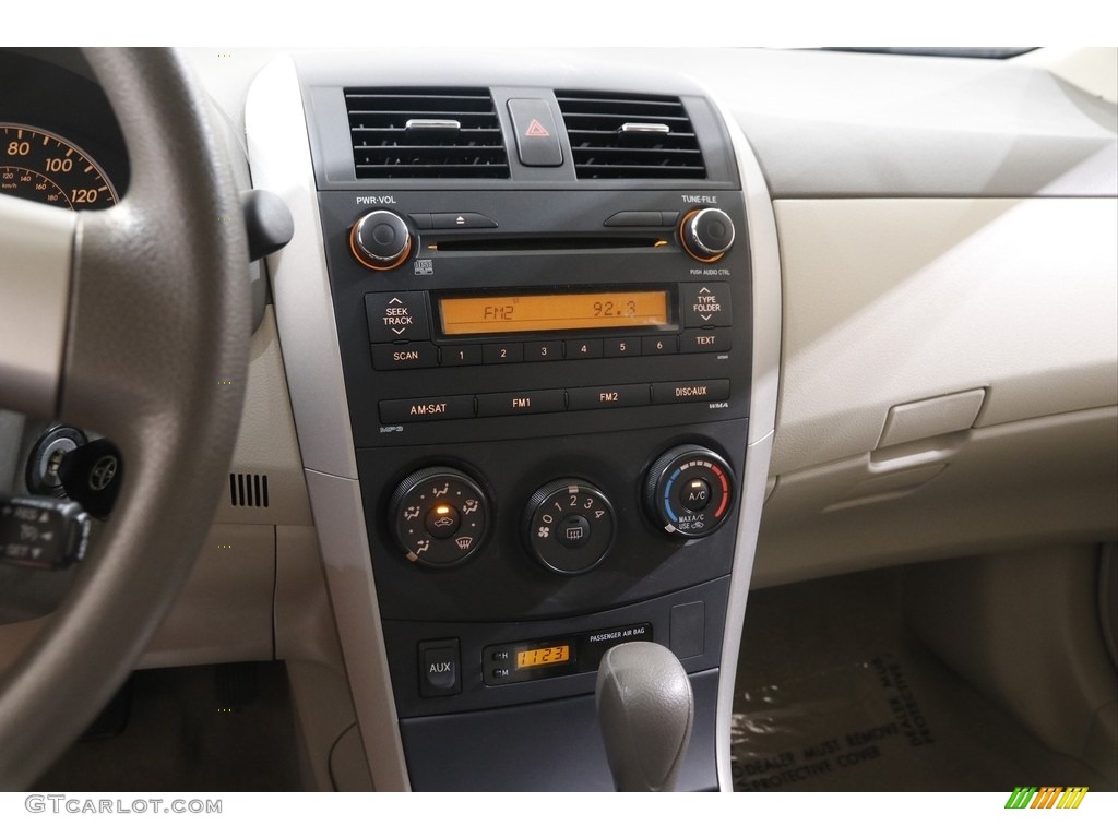 2010 Corolla LE - Desert Sand Metallic / Bisque photo #9