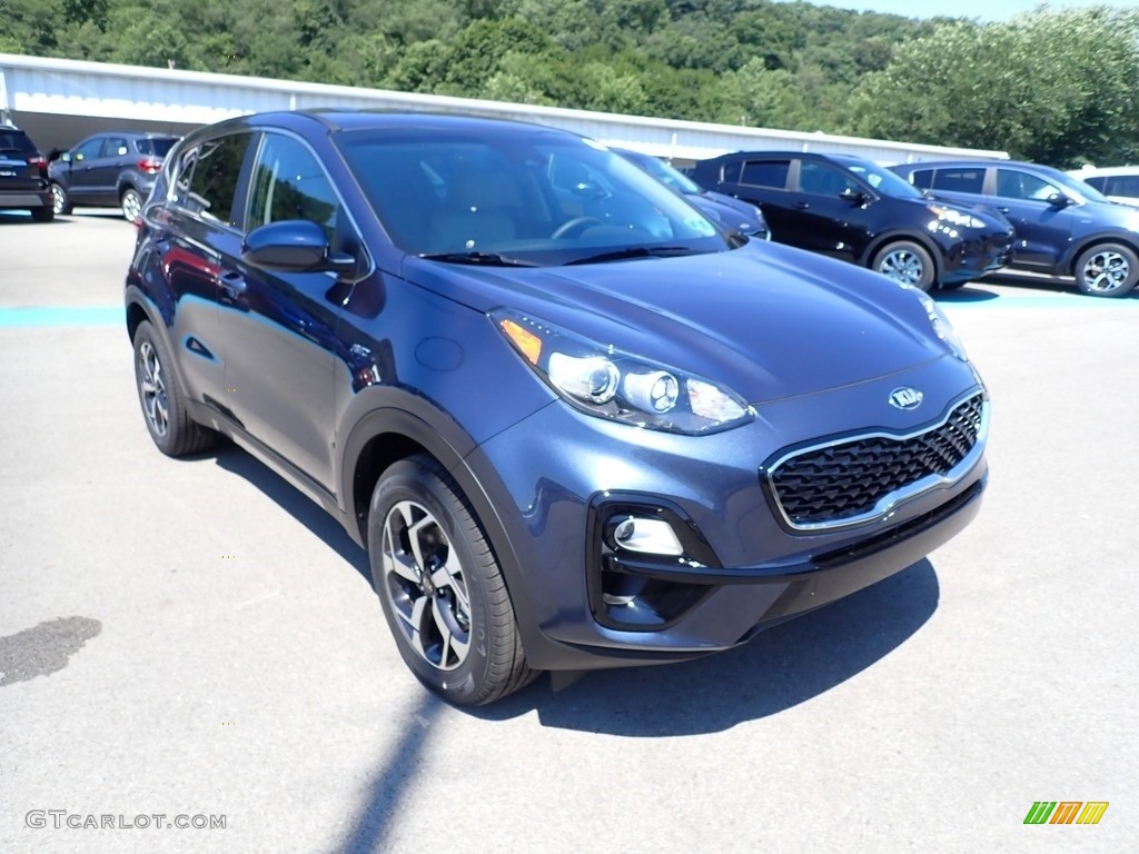 2022 Sportage LX AWD - Pacific Blue / Gray photo #3