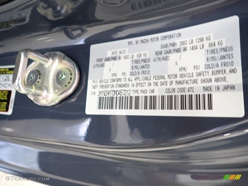 2021 MX-5 Miata RF Color Code 47C for Polymetal Gray Photo #142312522