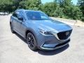 2021 Polymetal Gray Mazda CX-9 Carbon Edition AWD  photo #3