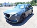 2021 Polymetal Gray Mazda CX-9 Carbon Edition AWD  photo #5