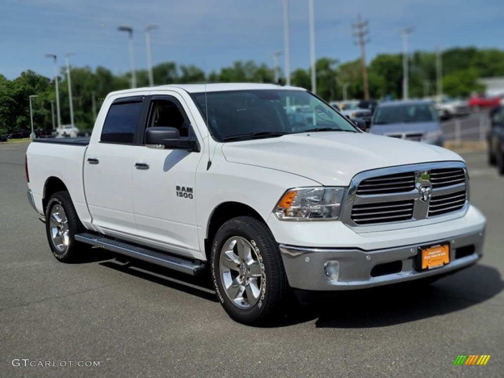 2018 1500 Big Horn Crew Cab 4x4 - Bright White / Black/Diesel Gray photo #10