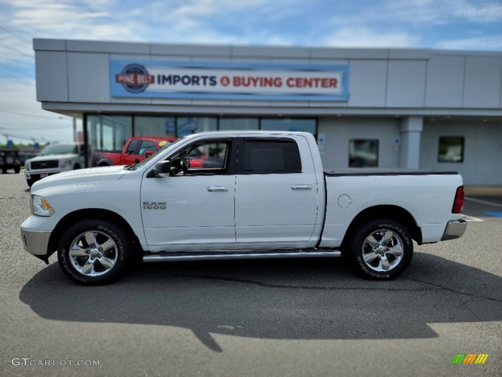 2018 1500 Big Horn Crew Cab 4x4 - Bright White / Black/Diesel Gray photo #12