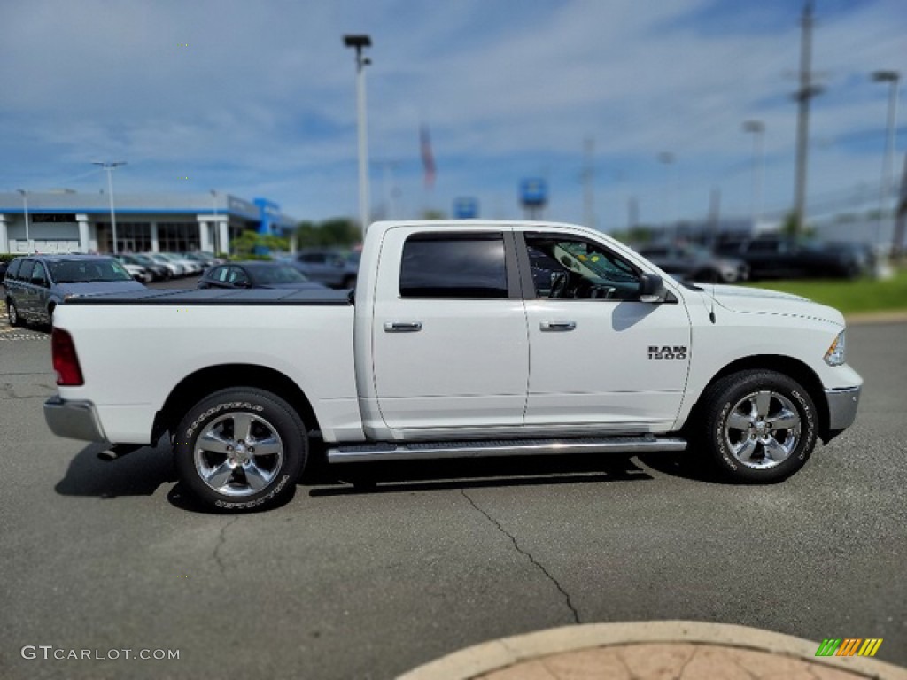 2018 1500 Big Horn Crew Cab 4x4 - Bright White / Black/Diesel Gray photo #16