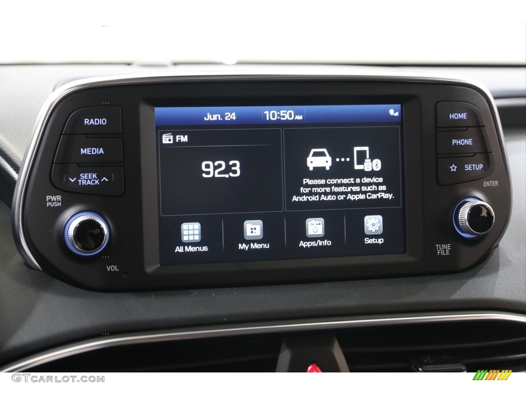 2020 Santa Fe SEL AWD - Rainforest / Black photo #10