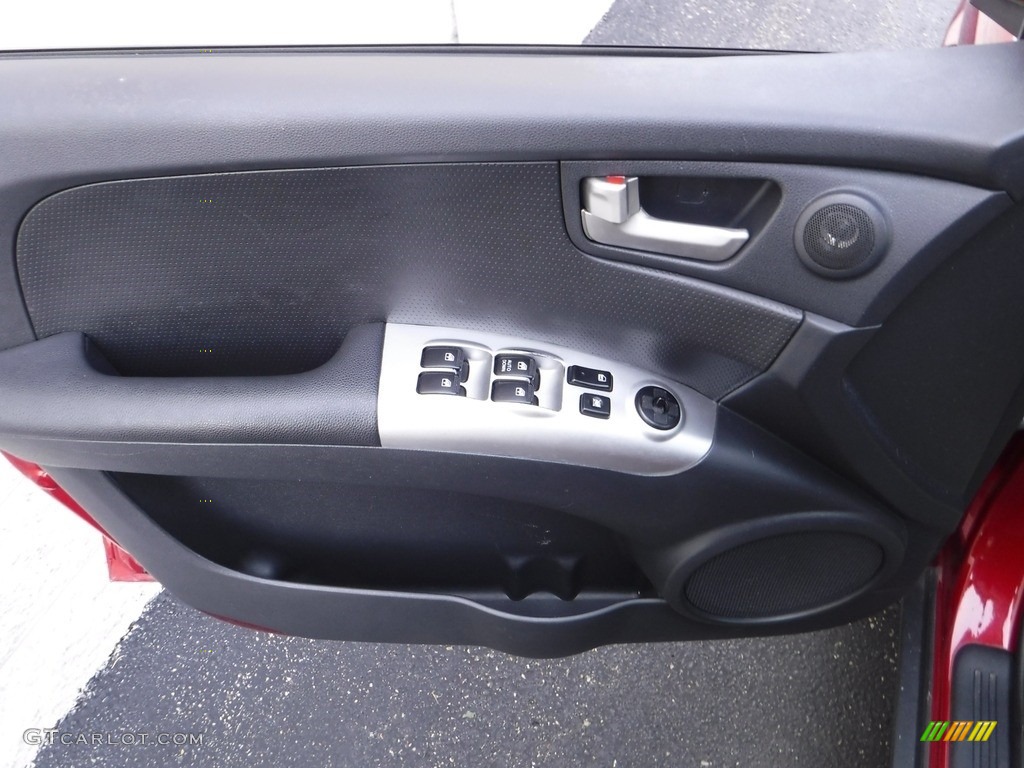2009 Sportage EX V6 4x4 - Volcanic Red / Black photo #13