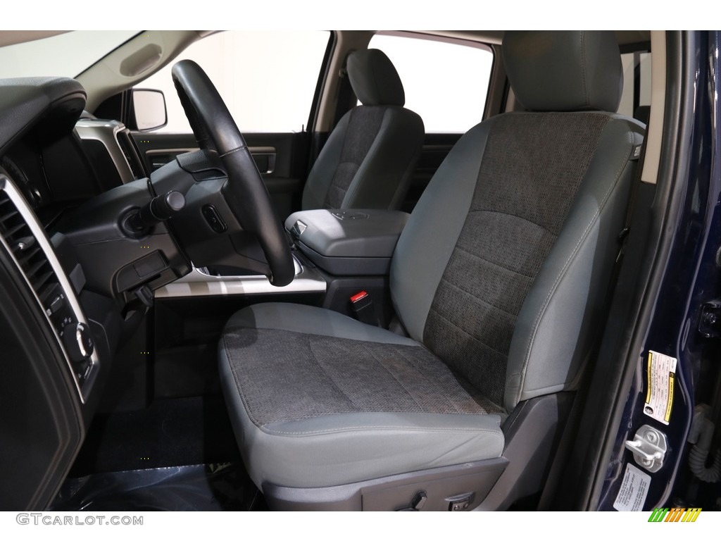 2017 1500 Big Horn Crew Cab 4x4 - True Blue Pearl / Black/Diesel Gray photo #5