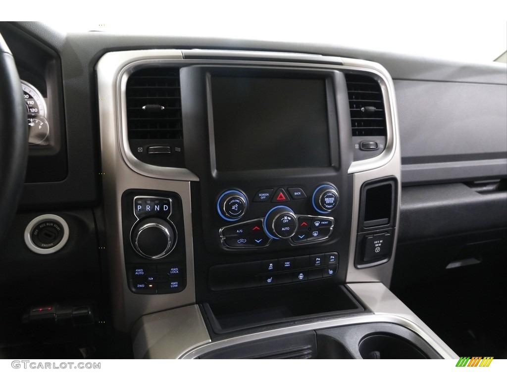 2017 1500 Big Horn Crew Cab 4x4 - True Blue Pearl / Black/Diesel Gray photo #9