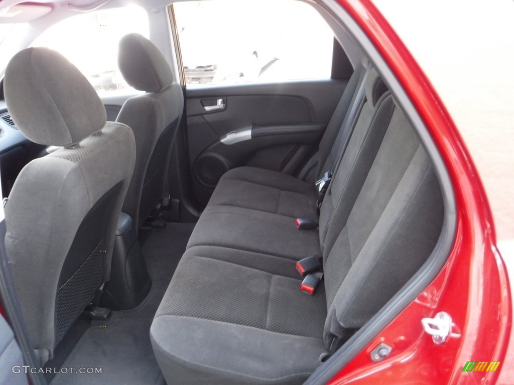 2009 Sportage EX V6 4x4 - Volcanic Red / Black photo #24