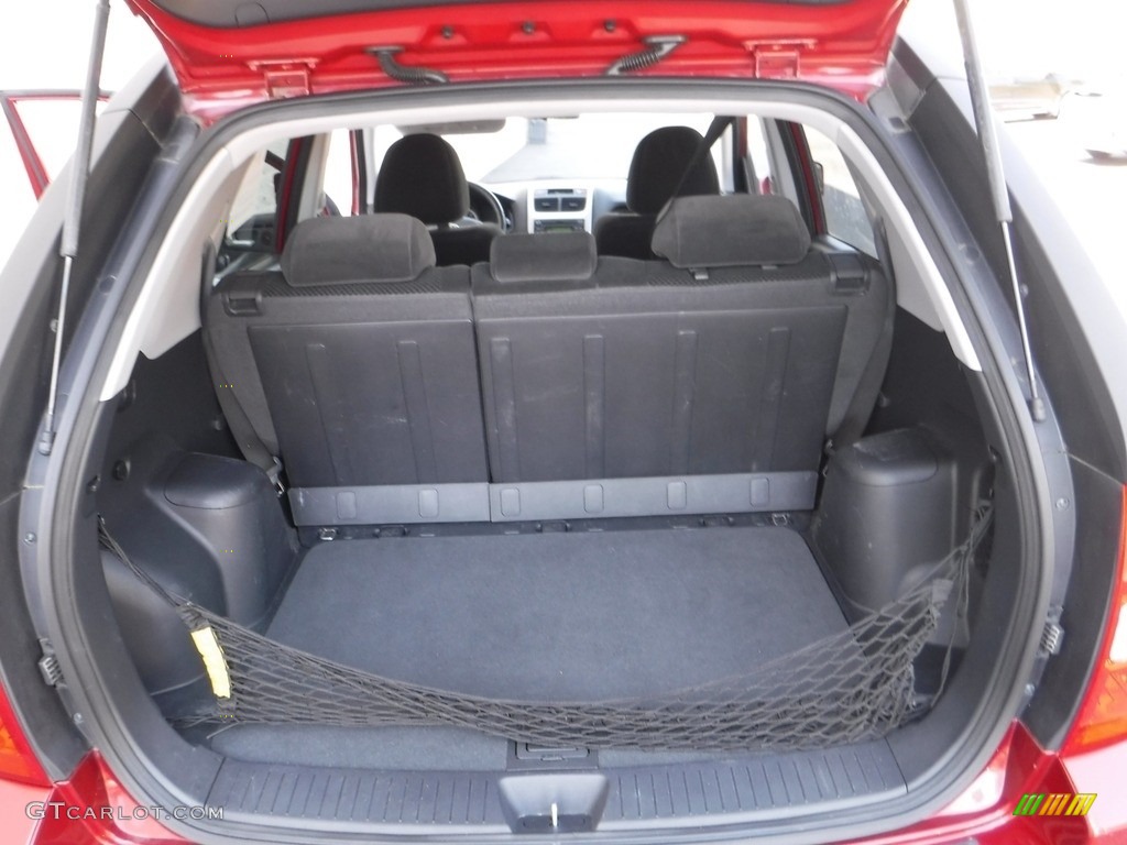 2009 Sportage EX V6 4x4 - Volcanic Red / Black photo #25