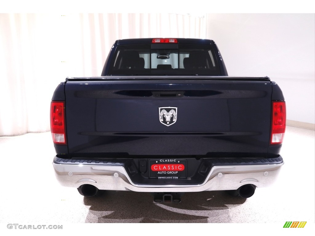 2017 1500 Big Horn Crew Cab 4x4 - True Blue Pearl / Black/Diesel Gray photo #20