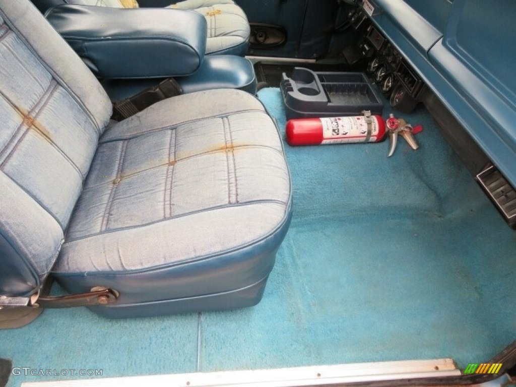 Levi's Blue Interior 1977 Jeep Cherokee Chief 4x4 Photo #142315245