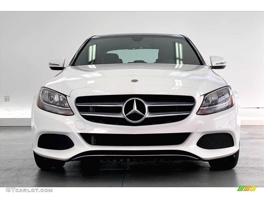 2018 C 300 Sedan - Polar White / Black photo #2