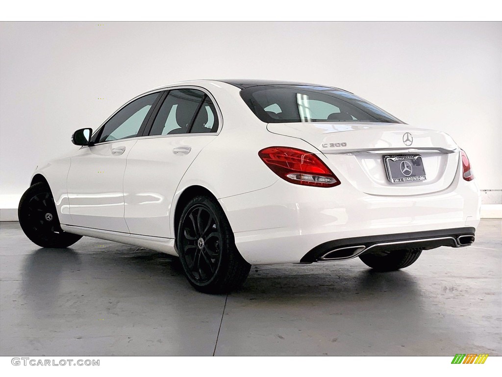 2018 C 300 Sedan - Polar White / Black photo #10