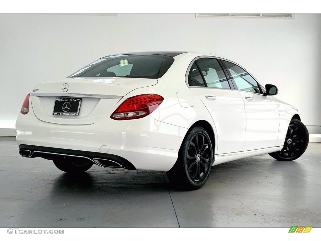 2018 C 300 Sedan - Polar White / Black photo #13
