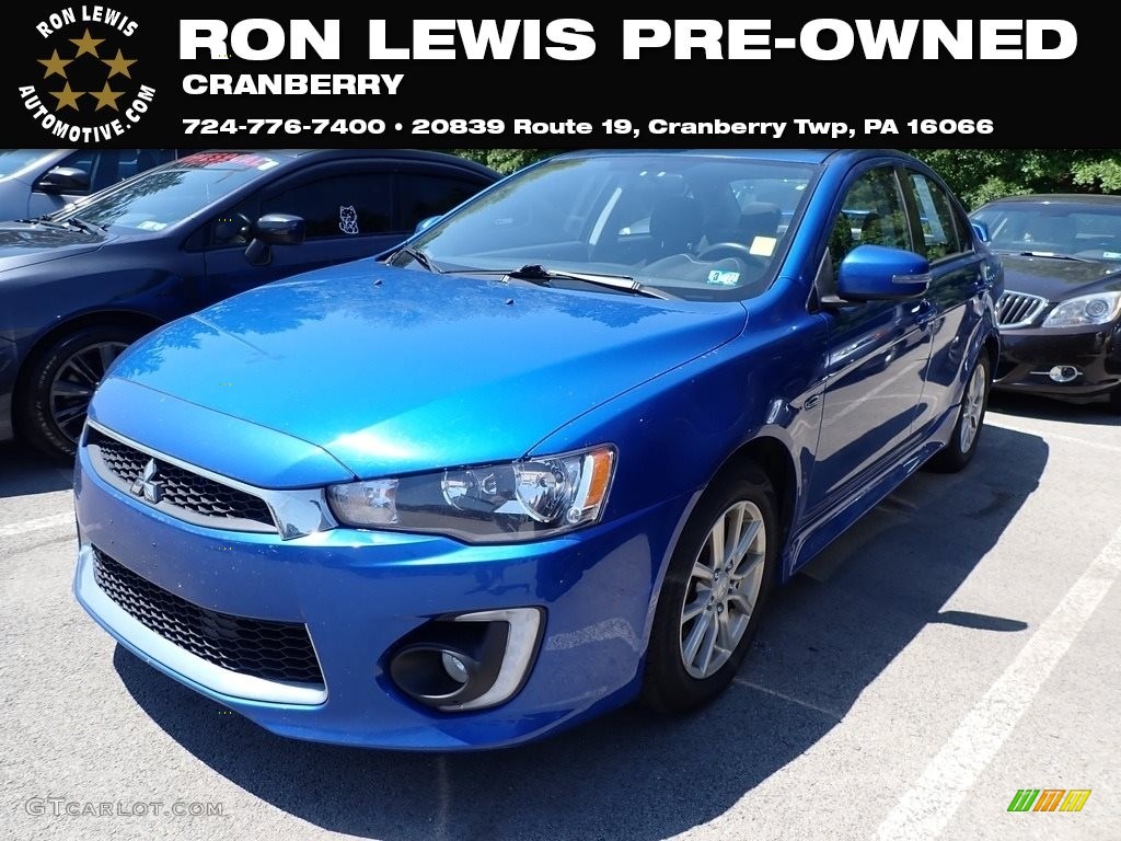 2016 Lancer ES - Octane Blue Pearl / Black photo #1