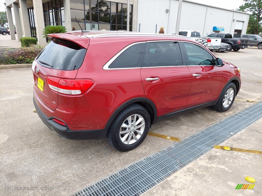 2017 Sorento LX V6 - Remington Red / Stone Beige photo #7